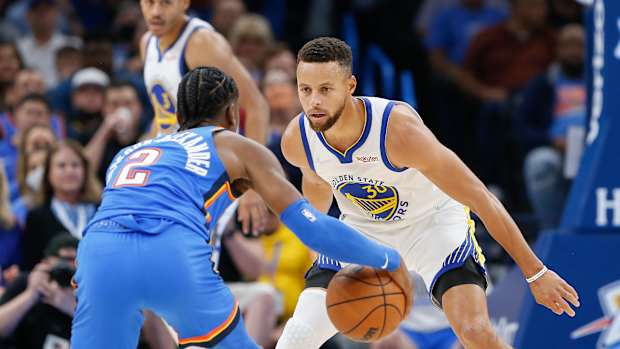 Shai Gilgeous-Alexander, Steph Curry, Golden State Warriors